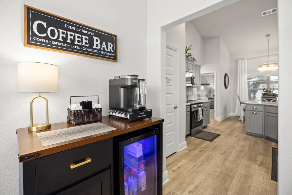 Coffee bar accent wall by Joy Signature Designs