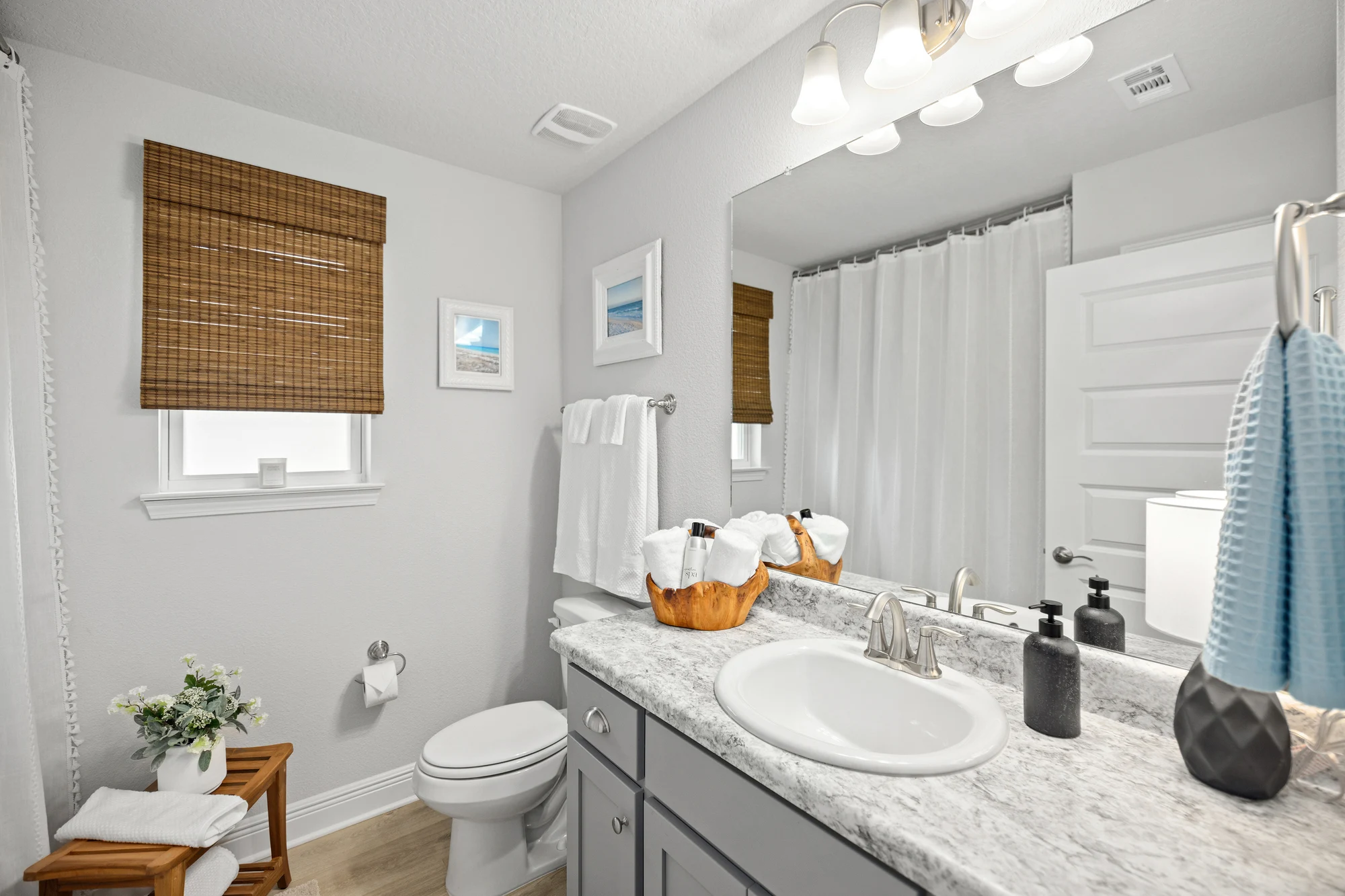 Styled bathroom by Joy Signature Designs
